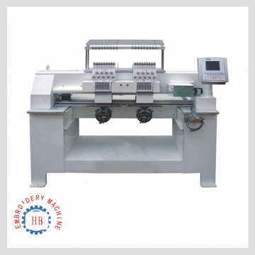 902 (400*400*450) 2 head small computer embroidery machine for football cap garment